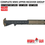 10.3 INCH USAF SOF COMPLETE URG-I UPPER RECEIVER GROUP (TYPE A) - TM MWS GBB
