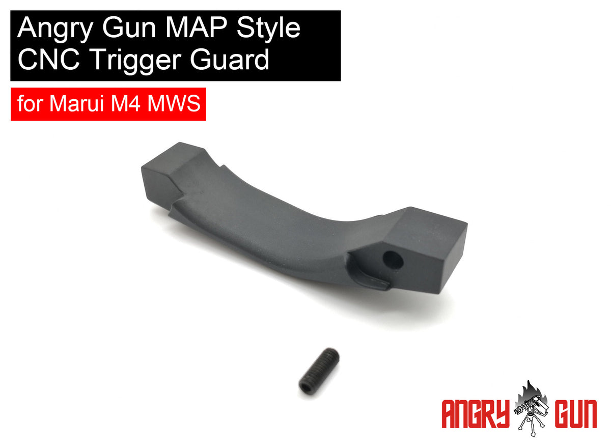 ANGRY GUN MAP スタイル CNC トリガーガード マルイ M4 MWS 用