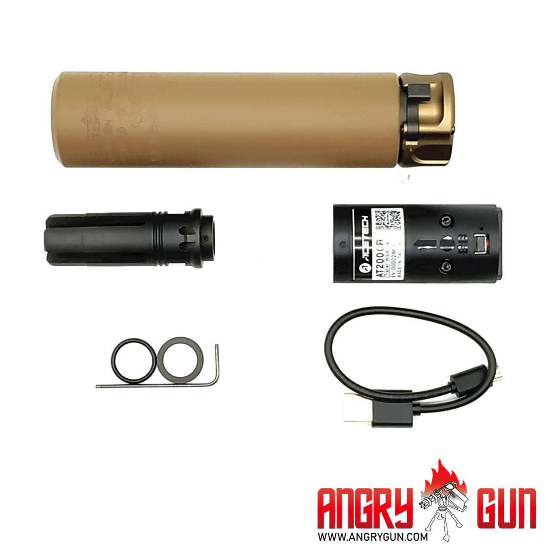 SOCOM556 Tracer Suppressor – Full Marking | Airsoft