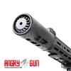 U-RAC STYLE SUPPRESSOR SHIELD - BLACK CARBON 6.5 INCH