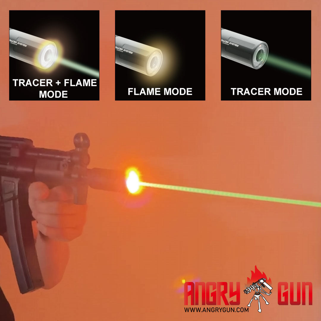Tracemaker Gun Rotation ANGRY GUN MODULAR TRACER SYSTEM with 14mm CCW Adapter
