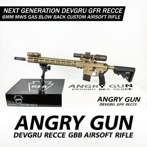 ANGRY GUN DEVGRU RECCE CUSTOM GBB RIFLE - HARD KICK VERSION