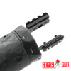M-RAC STYLE SUPPRSSOR SHIELD (TYPE A) - BLACK CARBON 6.5 INCH