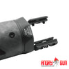 M-RAC STYLE SUPPRSSOR SHIELD (TYPE A) - BLACK CARBON 6.5 INCH