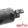 M-RAC STYLE SUPPRSSOR SHIELD (TYPE A) - BLACK CARBON 6.5 INCH