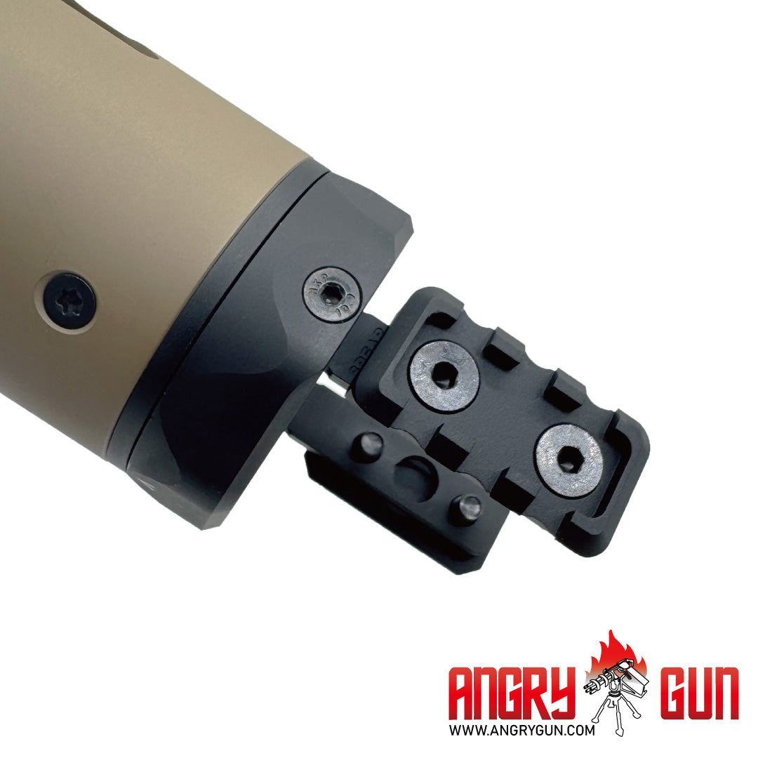M-RAC STYLE SUPPRSSOR SHIELD (TYPE B) - CERAKOTE FDE 6.5 INCH