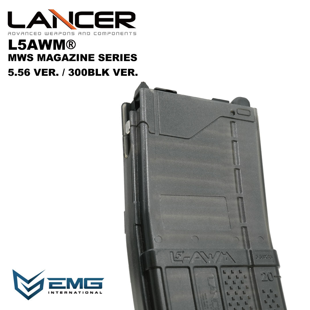 EMG Lancer Systems L5AWM V2 MWS Magazine – High-Capacity & Durable