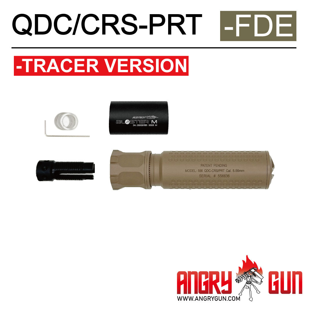 ANGRY GUN QDC/CRS-PRT TRACER VERSION (BLK/FDE) – ANGRYGUN