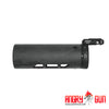 U-RAC STYLE SUPPRESSOR SHIELD - BLACK CARBON 6.5 INCH