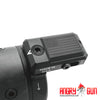 U-RAC STYLE SUPPRESSOR SHIELD - BLACK CARBON 6.5 INCH