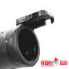 U-RAC STYLE SUPPRESSOR SHIELD - BLACK CARBON 6.5 INCH