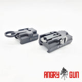 UMAREX HK416シリーズ用HKスタイルフロント＆リアサイトセット