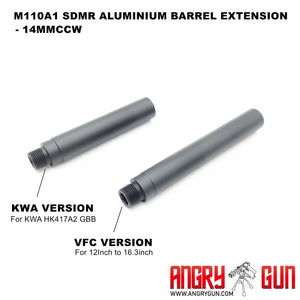 M110A1 SDMR ALUMINIUM BARREL EXTENSION - 14MMCCW