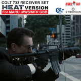 ANGRY GUN COLT 733 CNC RECEIVER SET - HEAT VERSION FOR MARUI TM MWS / MTR GBB ( COLT LICENSED W/ ROLL MARKING PRESS )