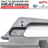 ANGRY GUN COLT 733 CNC RECEIVER SET - HEAT VERSION FOR MARUI TM MWS / MTR GBB ( COLT LICENSED W/ ROLL MARKING PRESS )