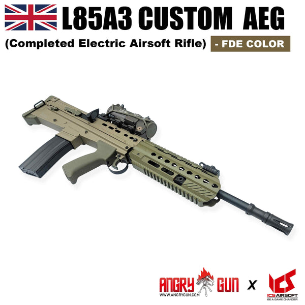 Angry Gun X ICS L85A3 Airsoft Electric Rifle (290 to 310 FPS @0.2g BB)