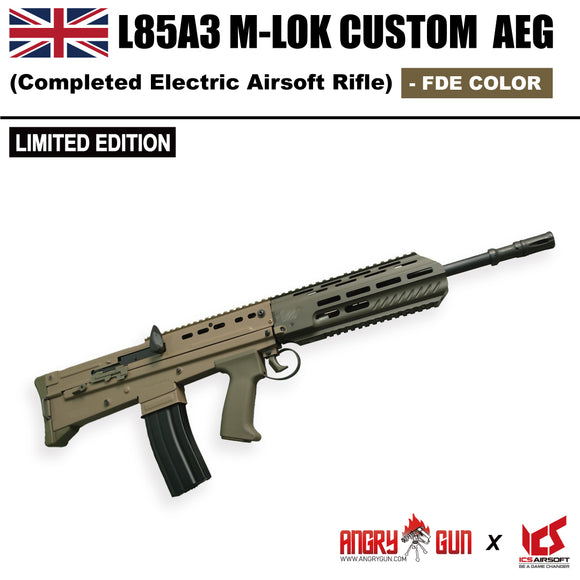 Angry Gun X ICS L85A3 AEG AIRSOFT ELECTRIC RIFLE ( 290 TO 310 FPS @0.2G BB )