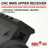 Angry Gun CNC MWS 어퍼 리시버(Marui TM MWS GBBR용)