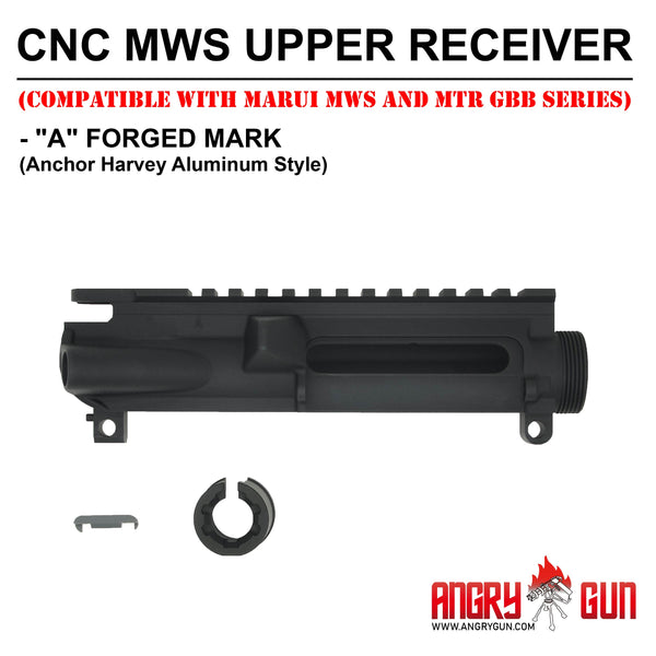 Angry Gun CNC MWS 어퍼 리시버(Marui TM MWS GBBR용)