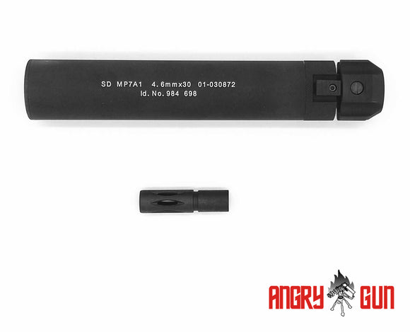 ANGRY GUN MP7 QD DUMMY SILENCER FOR MP7 GBB - GEN2 Version KSC KWA VFC UMAREX MARUI