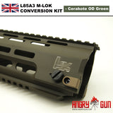 L85A3 M-LOK CONVERSION KIT - CERAKOTE OD GREEN