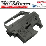 ANGRY GUN COLT M16A1 / M653 CNC UPPER & LOWER RECEIVER FOR MARUI TM MWS / MTR GBB ( COLT LICENSED W/ ROLL MARKING PRESS )