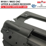 ANGRY GUN COLT M16A1 / M653 CNC UPPER & LOWER RECEIVER FOR MARUI TM MWS / MTR GBB ( COLT LICENSED W/ ROLL MARKING PRESS )