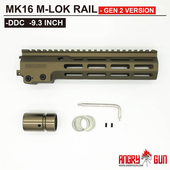 MK16 M-LOK Rail 9.3 Inch Black – Airsoft Rail System