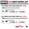 MWS 6.03 ステンレススチールインナーバレルセット（チャンバーセットとバッキング付き）