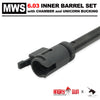 MWS 6.03 ステンレススチールインナーバレルセット（チャンバーセットとバッキング付き）