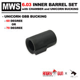 MWS 6.03 STAINLESS STEEL INNER BARREL SET (With Chamber Set & Bucking)