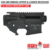 サイバーガン COLT ライセンス CNC MK18MOD0 マルイ MWS/MTR GBB 用アッパー &amp; ロワー レシーバー