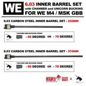 WE 6.03 STAINLESS STEEL INNER BARREL SET (With Chamber Set & Bucking)